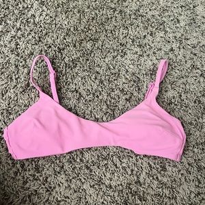 Pink aerie bikini top